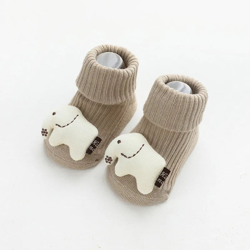 Calcetines para bebé, dispensador de pegamento, antideslizantes, sueltos, calcetines para bebé, calcetines de suelo para niños