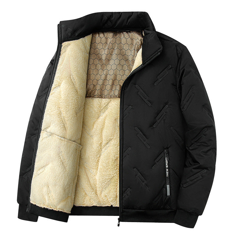 Nuevo Abrigo de algodón con diseño de grafeno, chaqueta polar gruesa y cálida para invierno, ropa