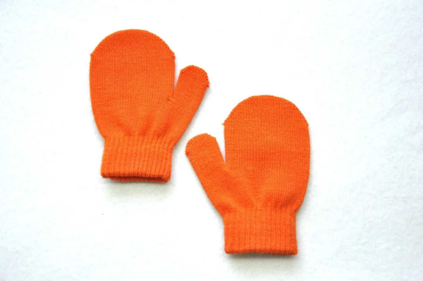 Guantes cálidos de invierno para niños, bolsa tejida, guantes para bebé