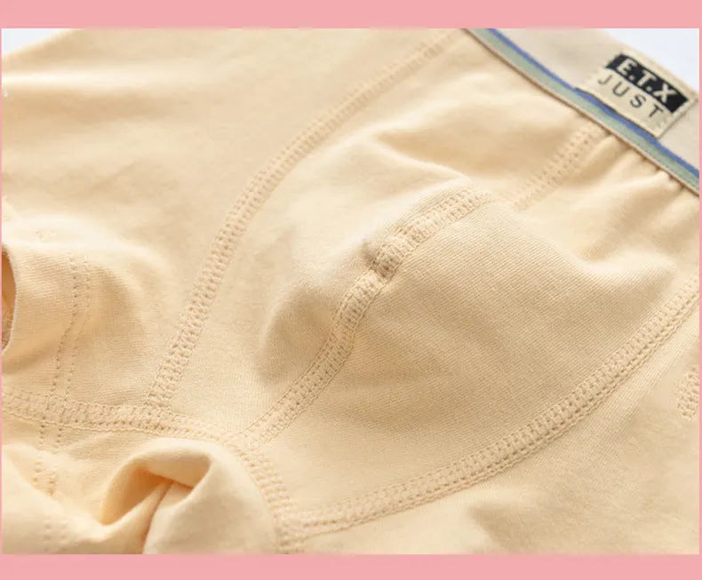 Pack de cinco ropa interior de algodón para niños transpirable
