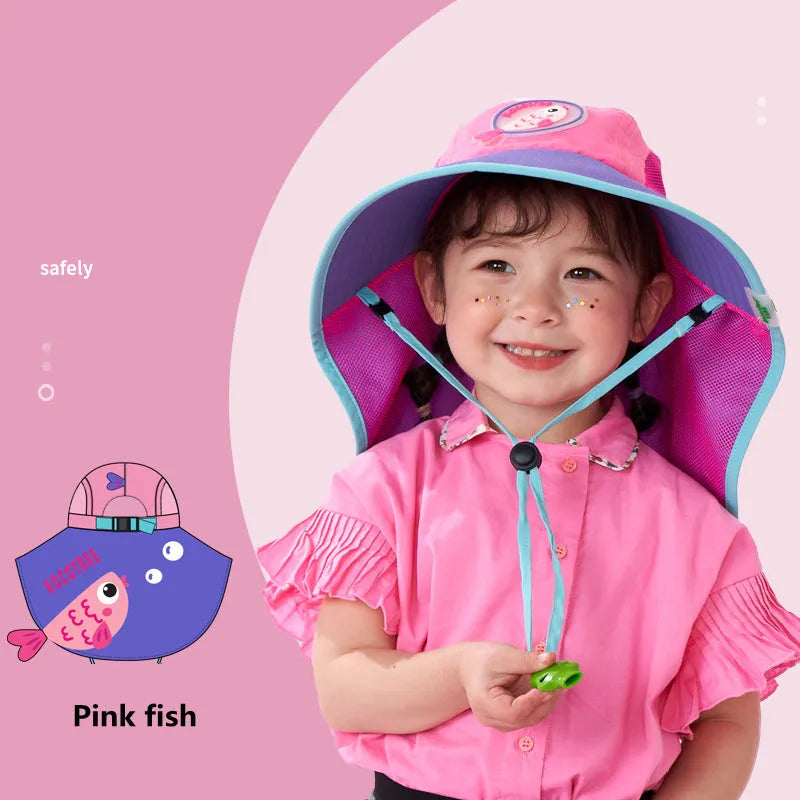 Sombrero para el sol con protección solar y protección UV para niños