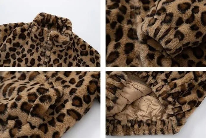 Chaqueta de poliéster engrosada para niños lindos de moda