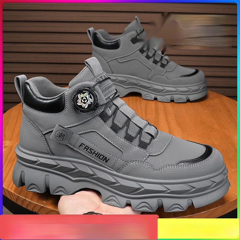 Botas Martin para hombre, zapatos casuales de caña alta