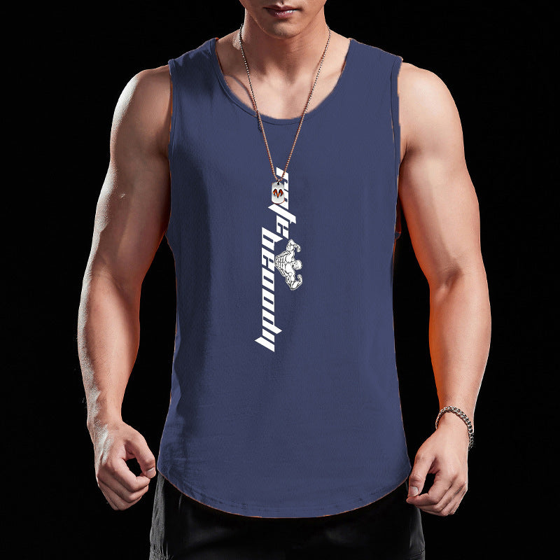 Men's Vest Youth Sports Breathable Sleeveless
