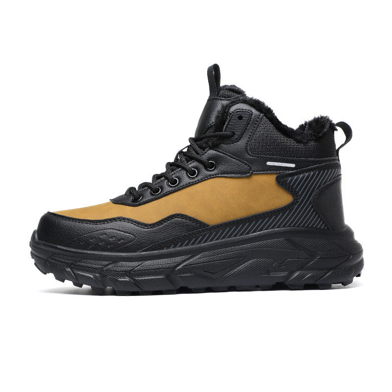 Zapatos Altos Acolchados De Algodón Fríos Y Cálidos Invierno