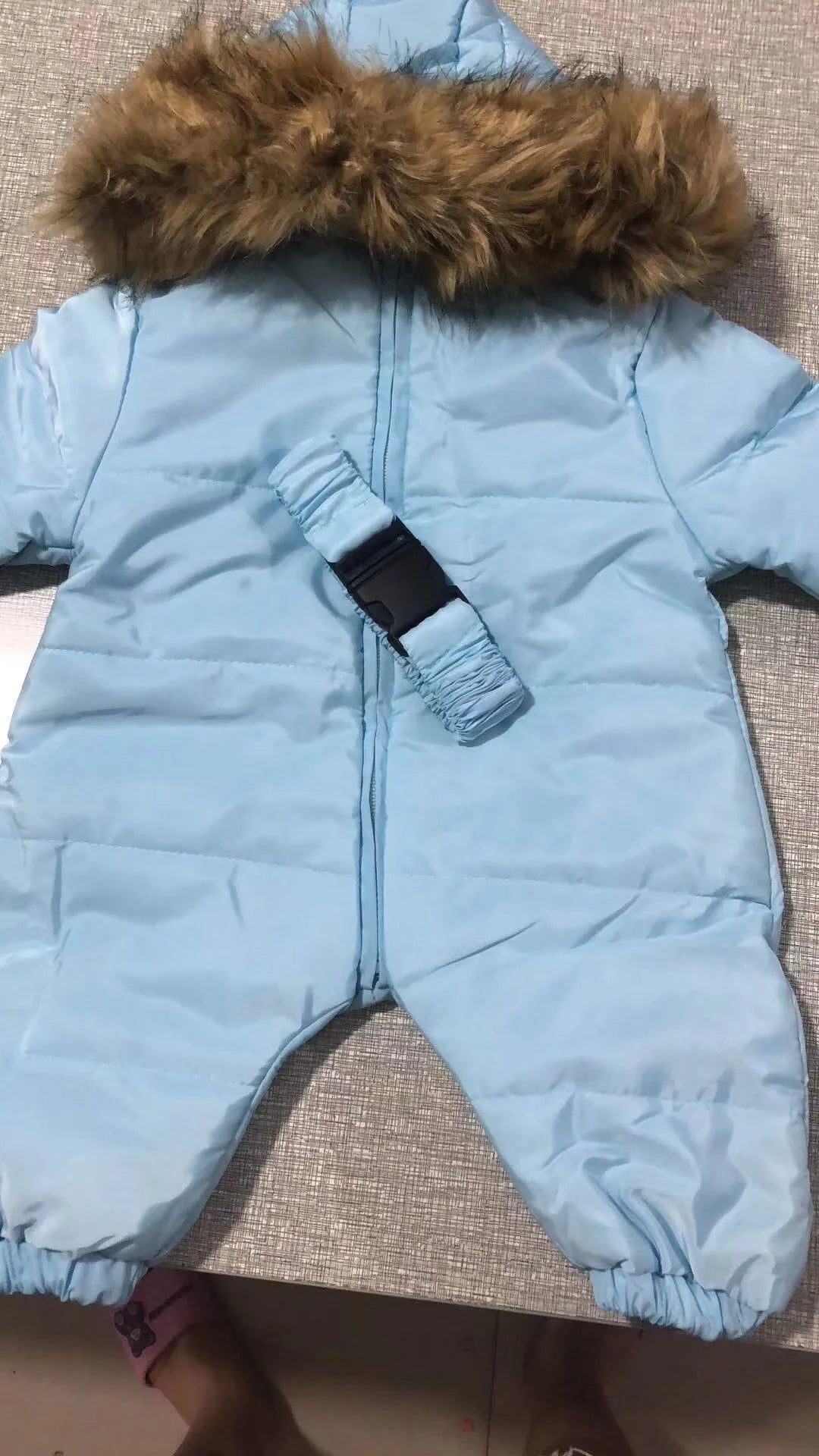 Épaissie super chaud d'une seule pièce coton manteau