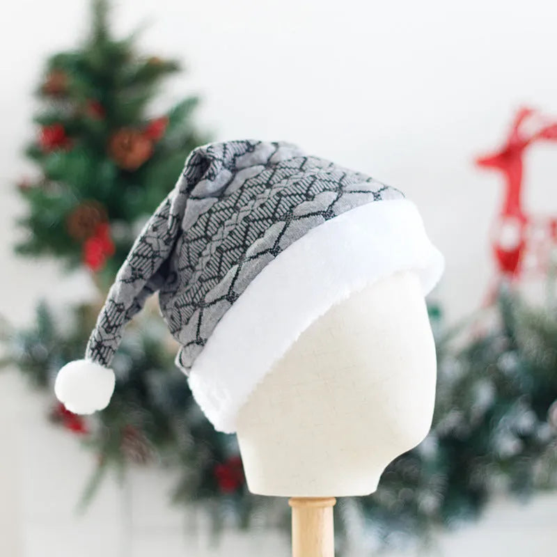 Gorro navideño de peluche