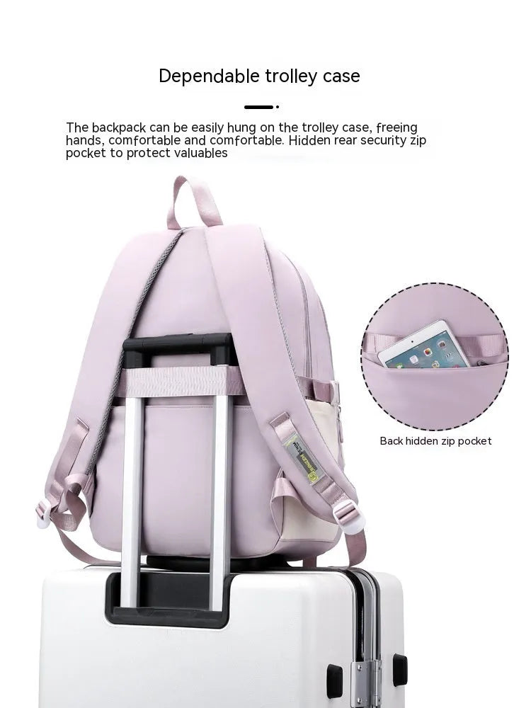 Mochila escolar de gran capacidad para niñas de escuela primaria linda