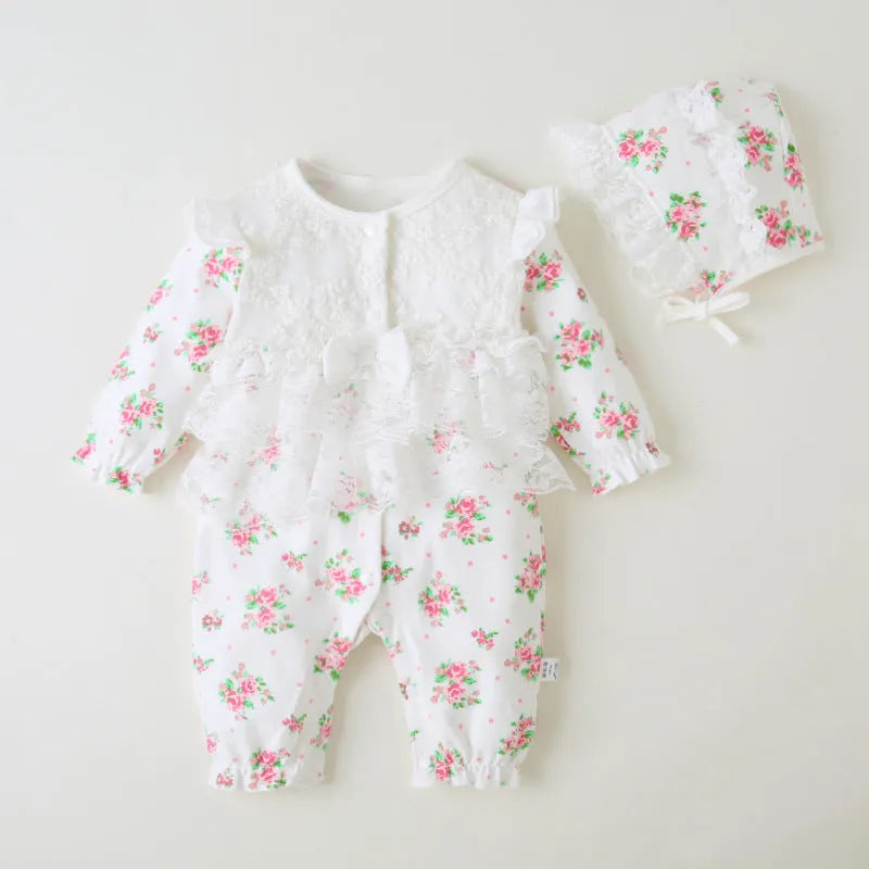 Bébé fille bébé onesies