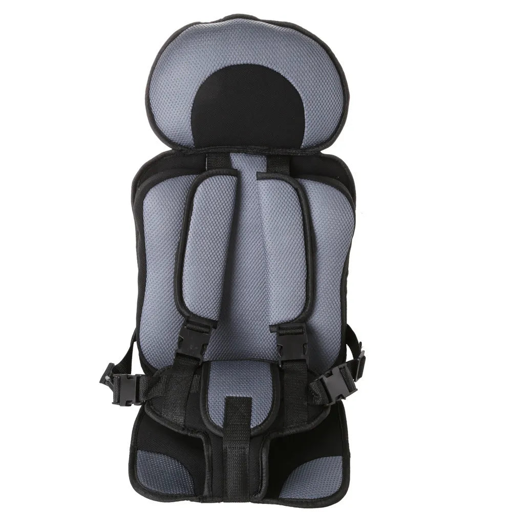 Alfombrilla de asiento seguro para niños, asiento de seguridad portátil para sillas de bebés y niños, versión actualizada, esponja espesante, almohadilla para asientos de cochecito de coche para niños