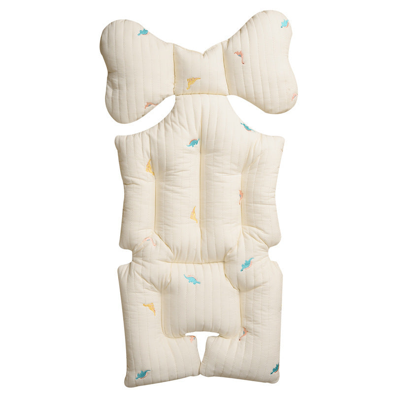 Cojín para asiento de cochecito de bebé, antijorobado