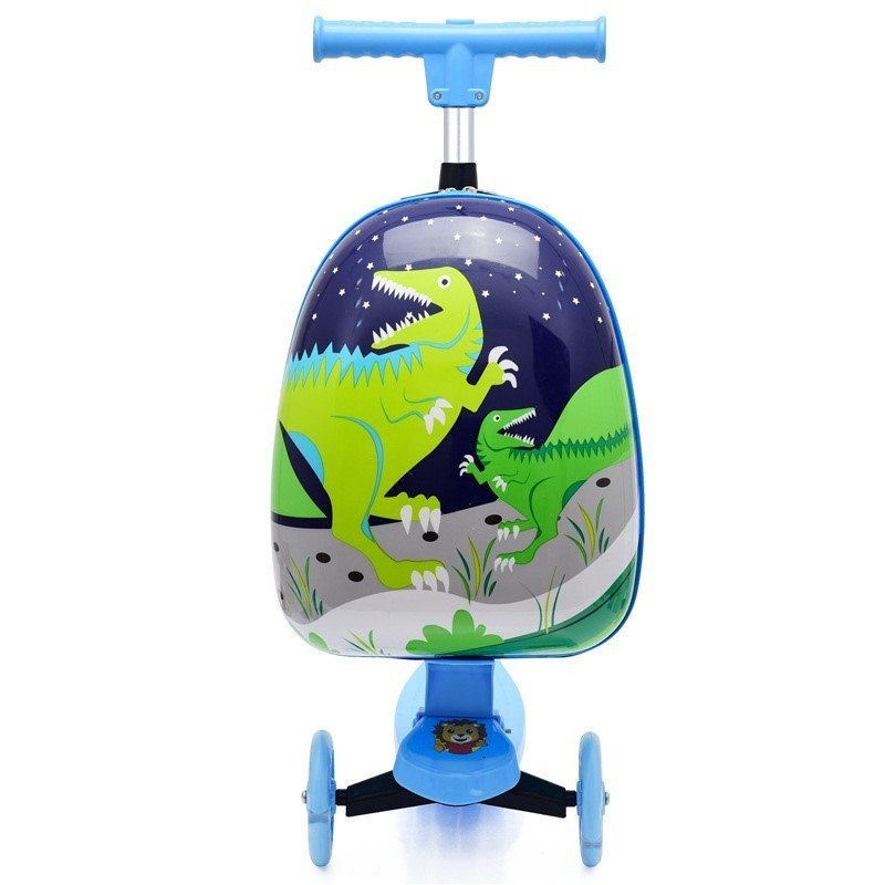 Children's Cute Cartoon Scooter Trolley Case