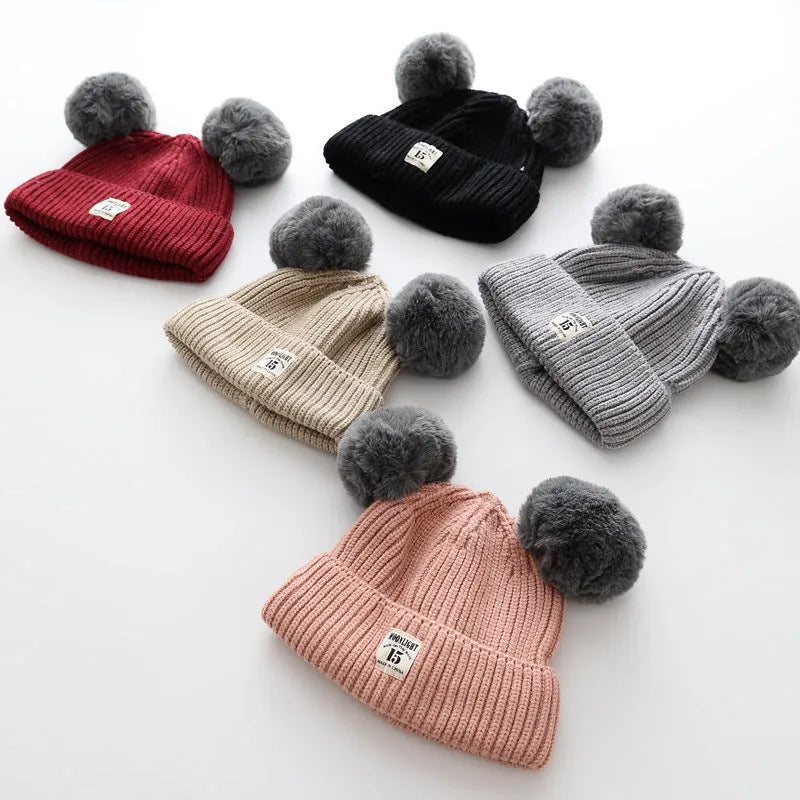 Gorro de lana para bebé.