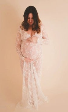 Vestido de encaje con perspectiva sexy, faldas para embarazadas, embarazadas, fotografía, maternidad, fotografía y vestimenta.