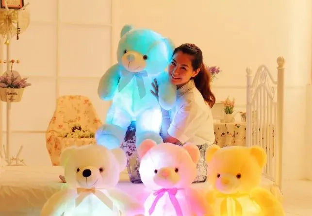Oso de peluche luminoso