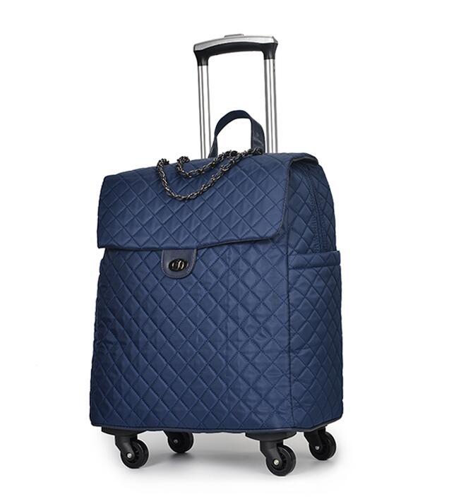 Bolsa de viaje impermeable de gran capacidad, equipaje universal con ruedas.