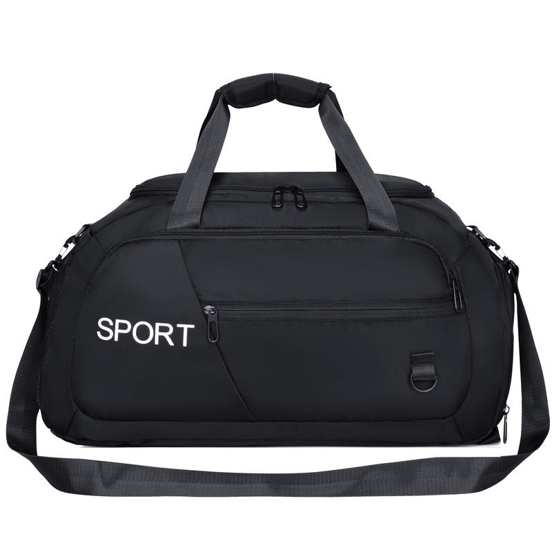 Bolsas de equipaje para mujer, bolso Oxford para hombre, bolso de hombro para gimnasio, mochila deportiva impermeable de viaje con compartimento para zapatos