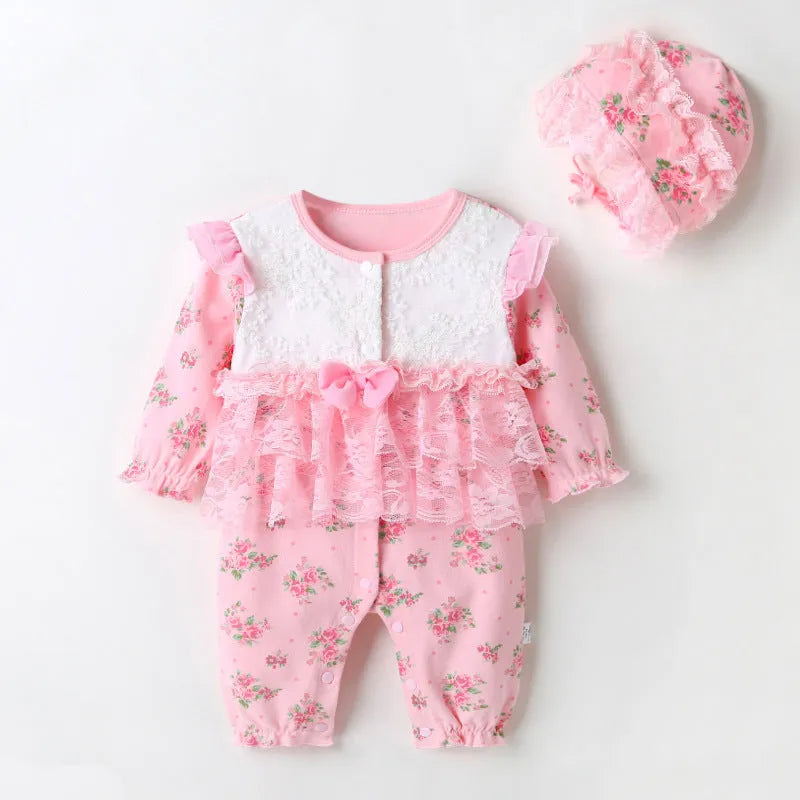 Bébé fille bébé onesies