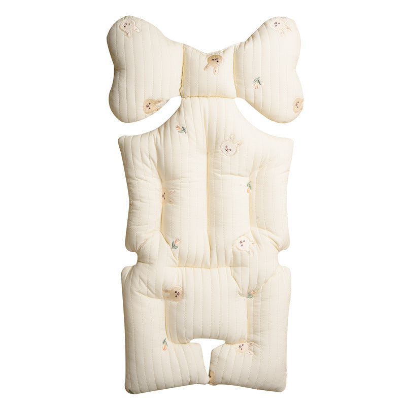 Cojín para asiento de cochecito de bebé, antijorobado