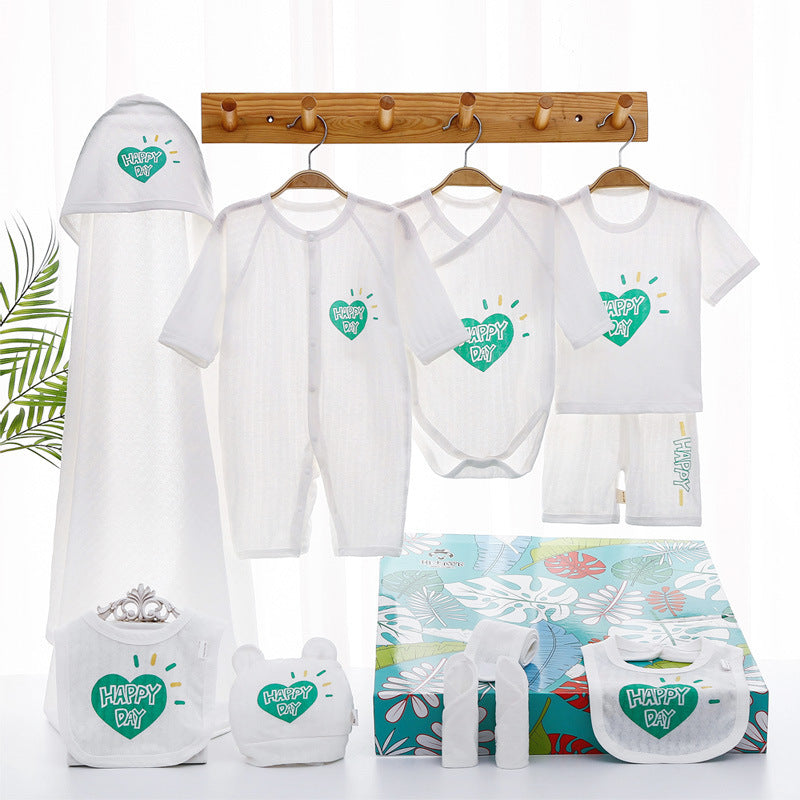 Conjunto de regalo para bebé con ropa fina de verano para recién nacidos