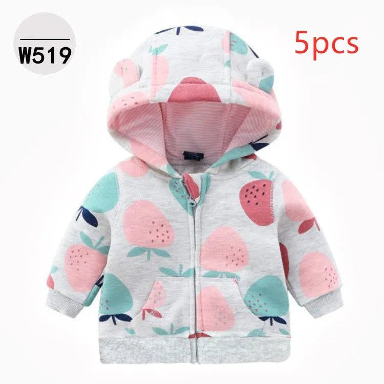 Lindo abrigo doble para niños y niñas.
