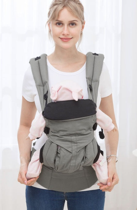 Portabebés multifunción, transpirable, portabebés, mochila para chico, portabebés, tirantes envolventes