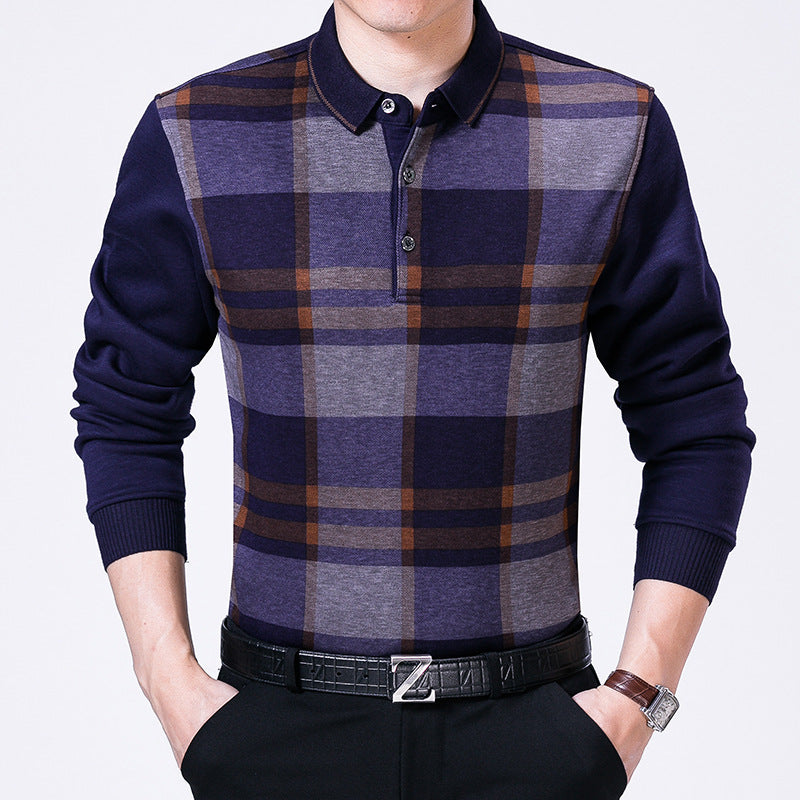 Long-sleeved T-shirt Men's Middle-aged And Elderly Clothes