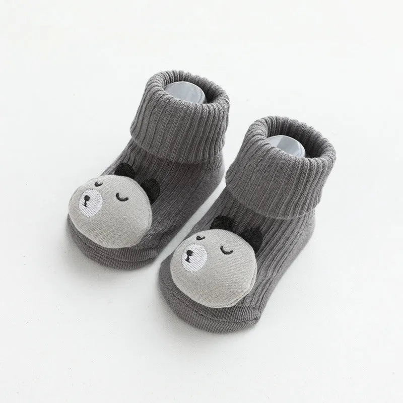 Calcetines para bebé, dispensador de pegamento, antideslizantes, sueltos, calcetines para bebé, calcetines de suelo para niños