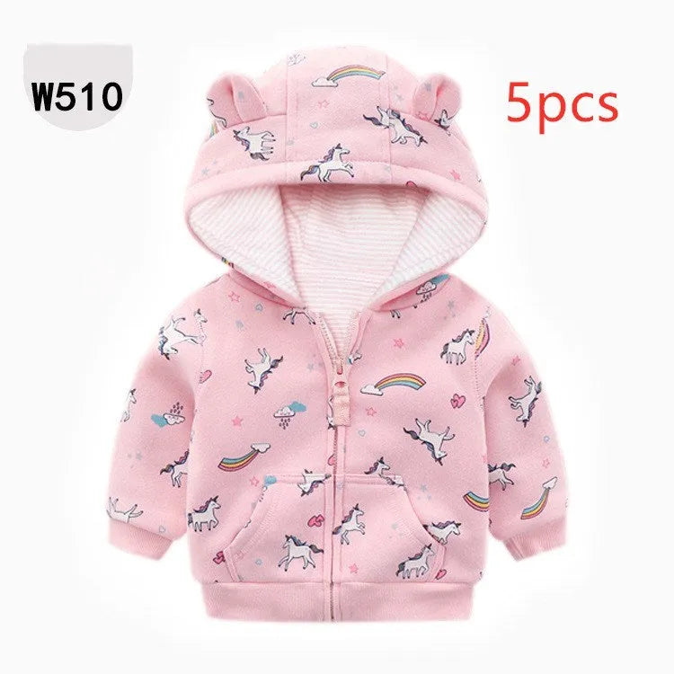 Lindo abrigo doble para niños y niñas.