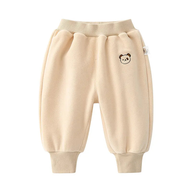 Nuevos pantalones cálidos acolchados de algodón acolchados para niños y bebés