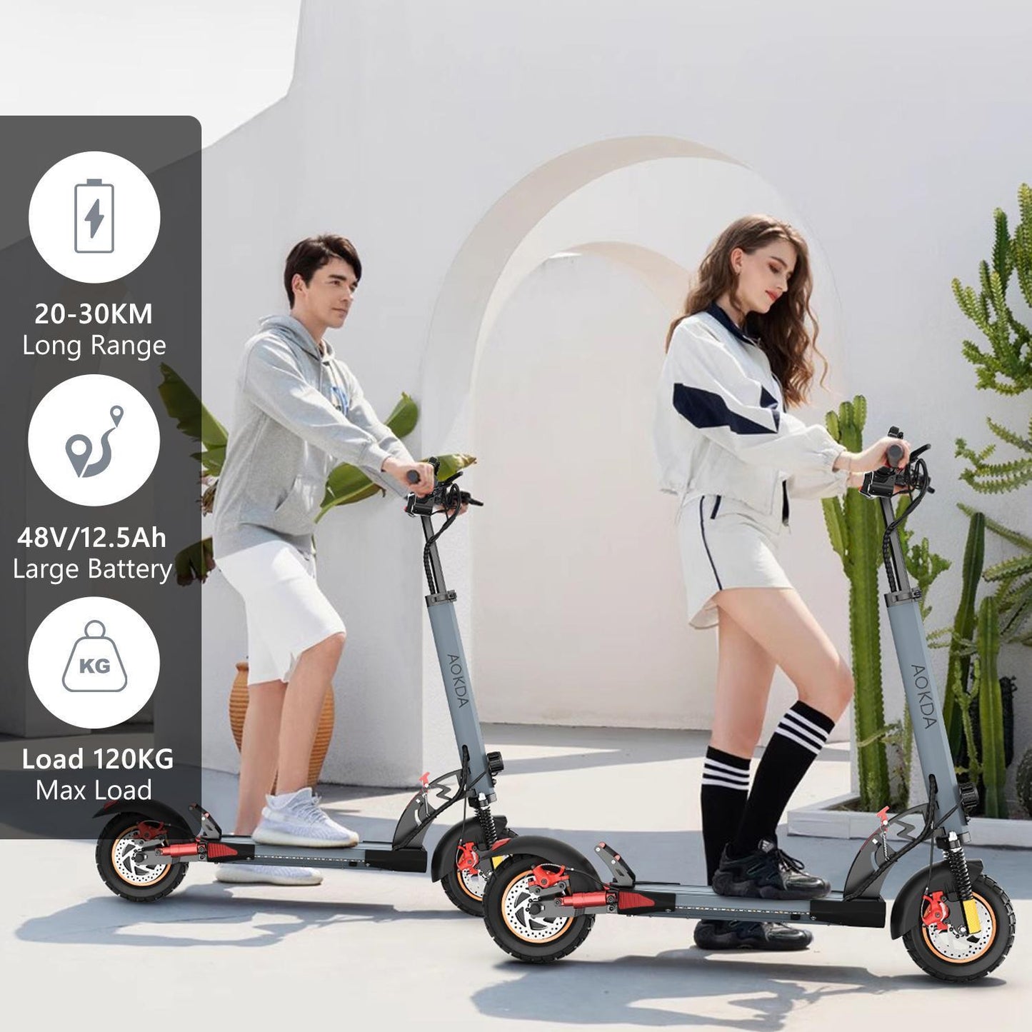 EU USA Oakda A1 Two-wheeled Folding Shared Scooter Electric Travel Scooter