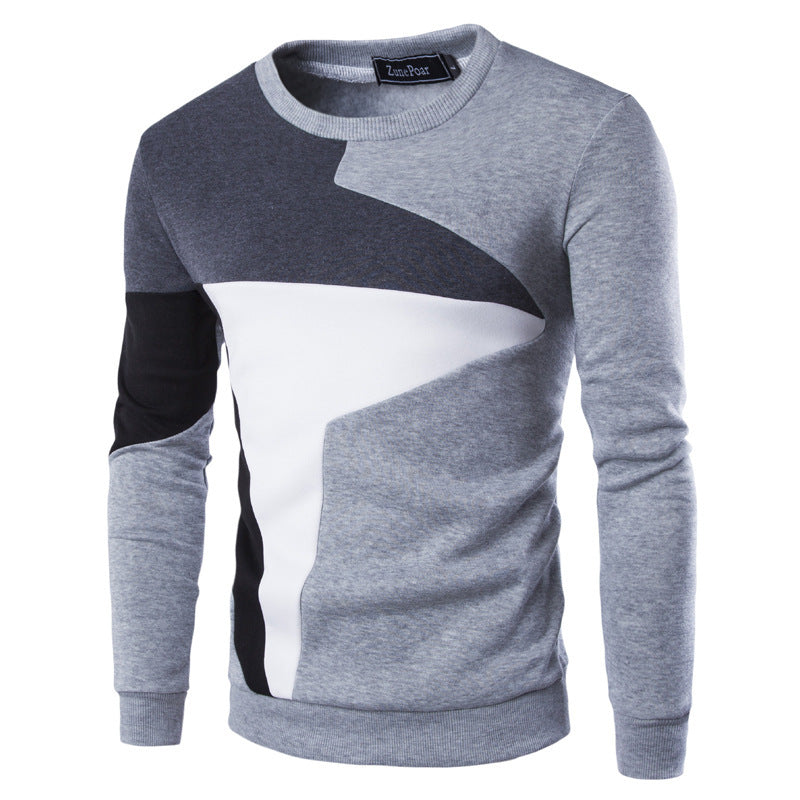 Suéteres para hombre, nueva moda, estampado informal, cuello redondo, suéteres de punto de algodón ajustados para hombre, jerseys, ropa de marca para hombre