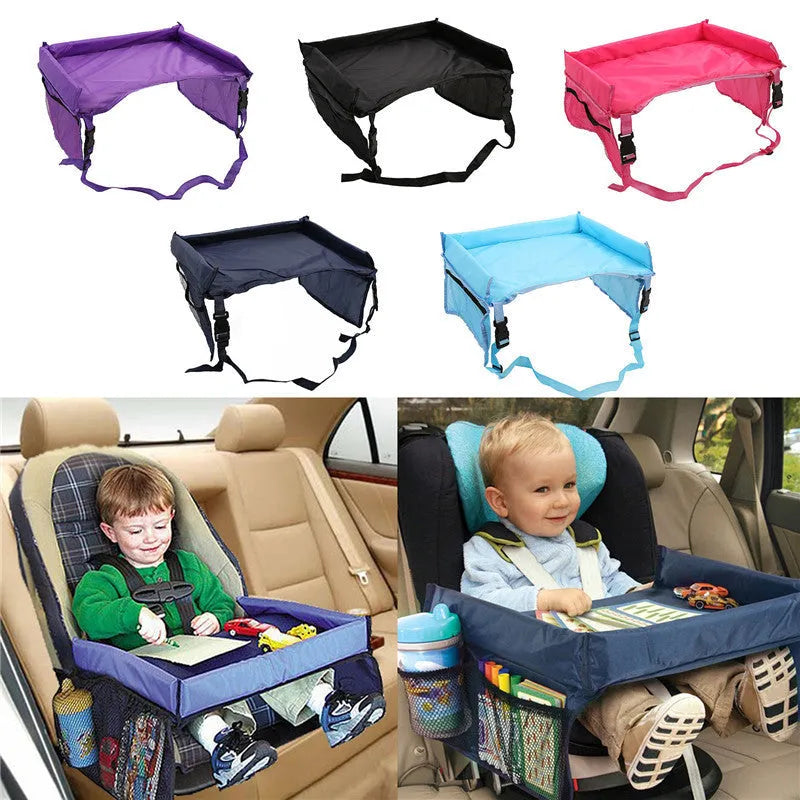 Table de plateau de table de jouet imperméable pour enfants montée sur véhicule