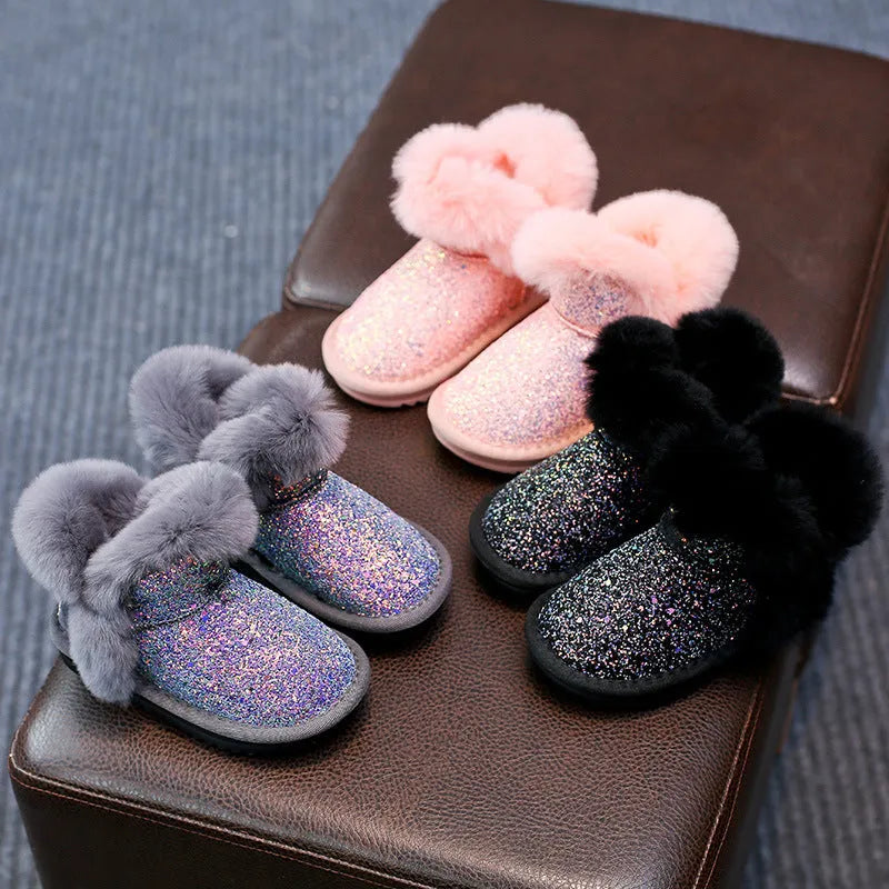 Botas de terciopelo además botas impermeables cálidas