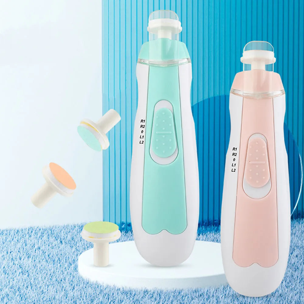 Nouveau-né Nail Clipper Électrique Bébé Anti-pincement Viande de Soins Ensemble