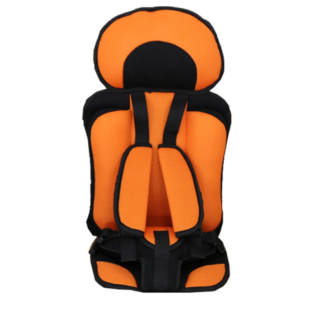 Alfombrilla de asiento seguro para niños, asiento de seguridad portátil para sillas de bebés y niños, versión actualizada, esponja espesante, almohadilla para asientos de cochecito de coche para niños