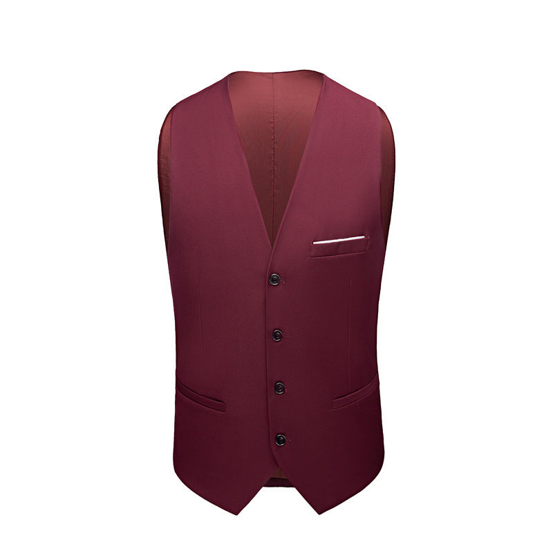 Trajes para hombre 3 piezas Conjuntos elegantes formales informales delgados de alta calidad