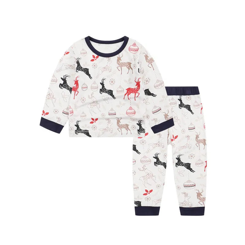 Pijamas de bebé de fibra de bambú para niños.