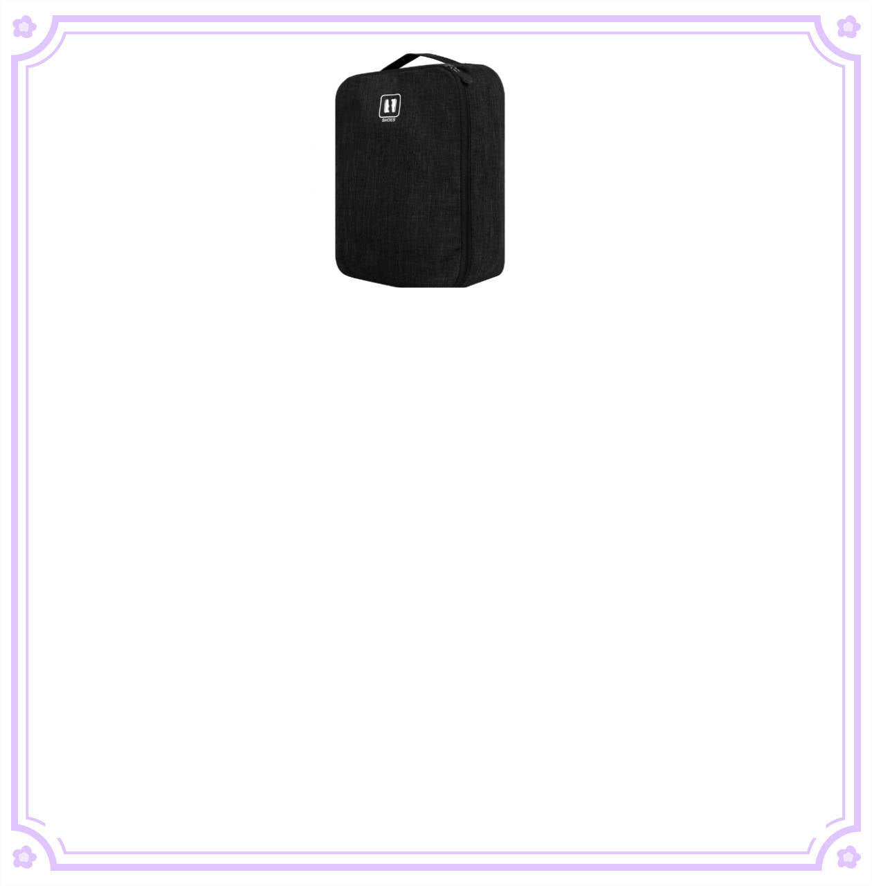 Bolsa de viaje para zapatos, caja de almacenamiento portátil, a prueba de polvo, portátil