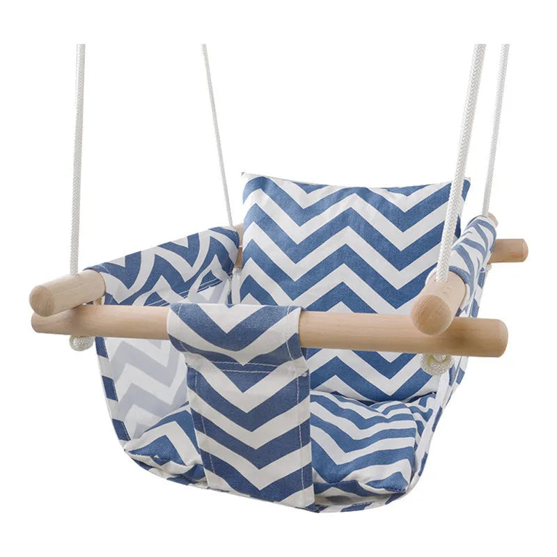 Silla colgante infantil para bebé, asiento plegable de lona para el hogar