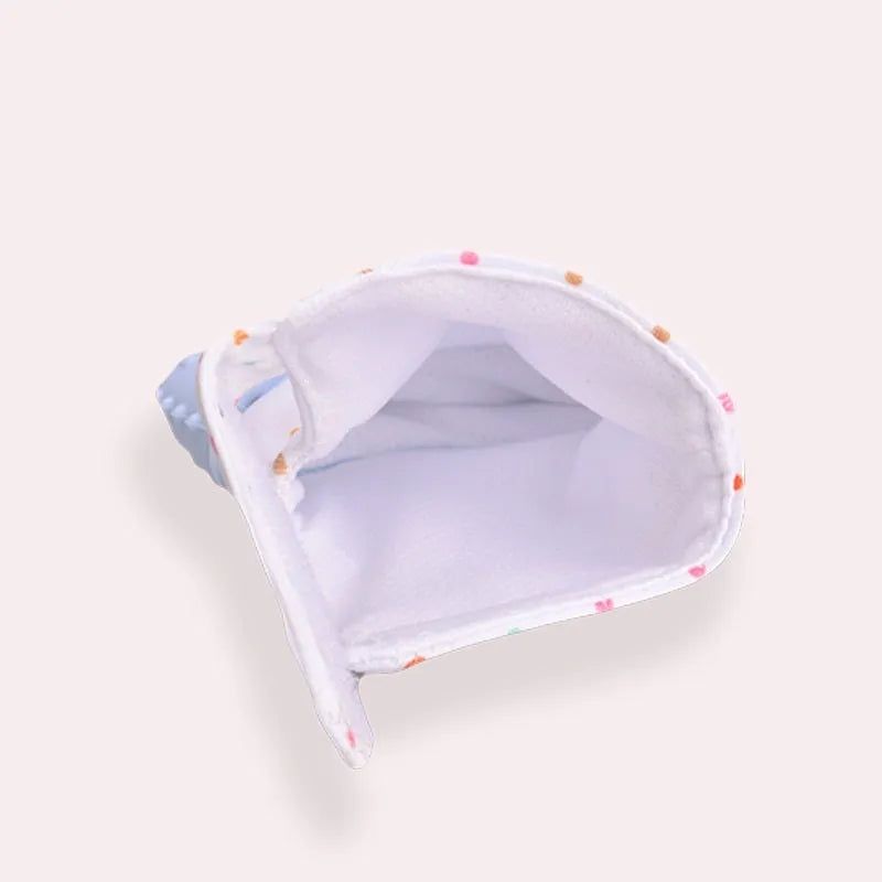 Guantes molares de silicona antimordeduras para dentición de bebé, juguetes con sonido para niños