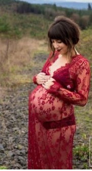 Vestido de encaje con perspectiva sexy, faldas para embarazadas, embarazadas, fotografía, maternidad, fotografía y vestimenta.