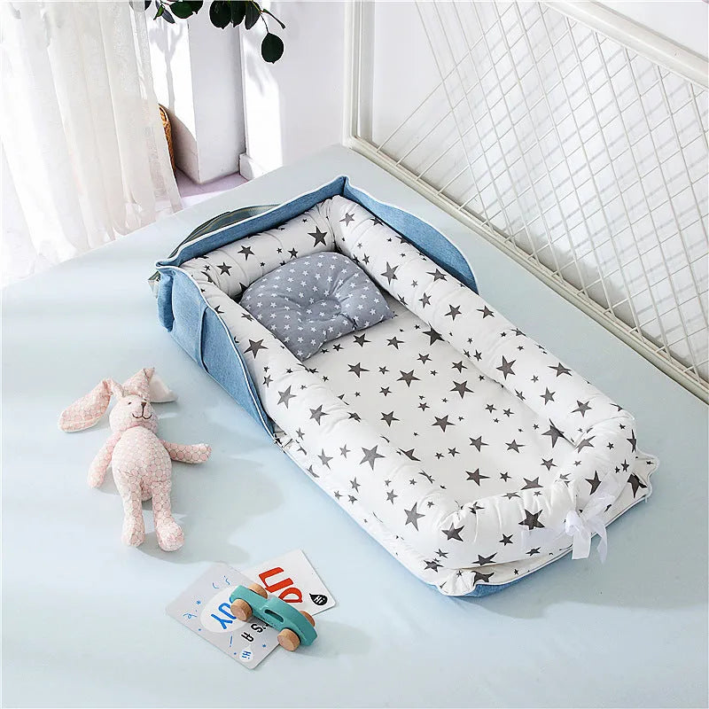 Cama de bebé plegable,