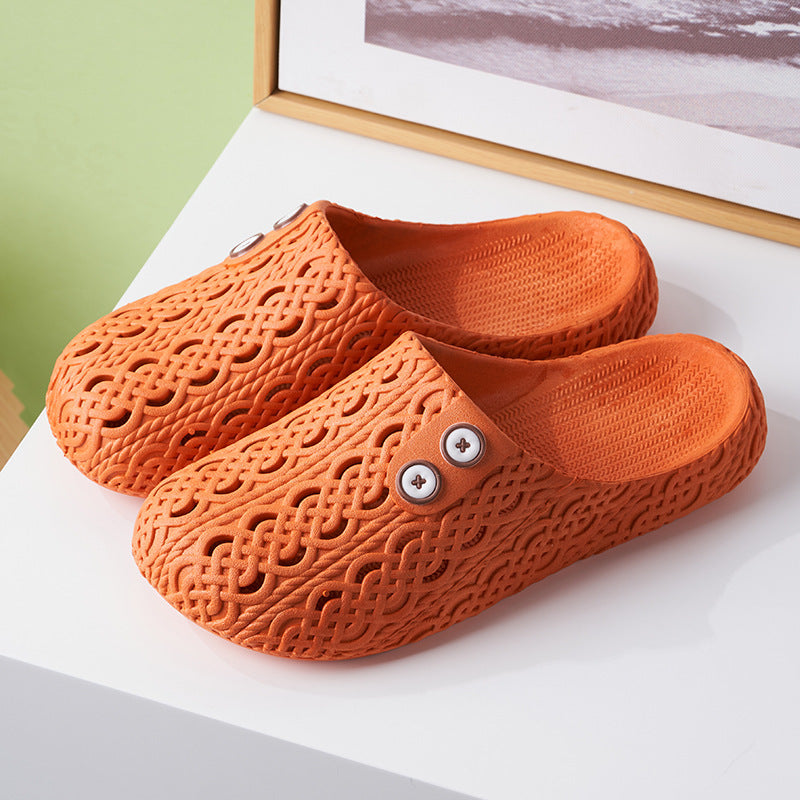 Women's Non-slip Home Closed-toe Slippers