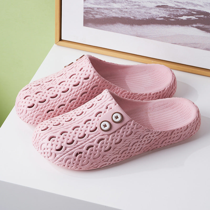 Women's Non-slip Home Closed-toe Slippers