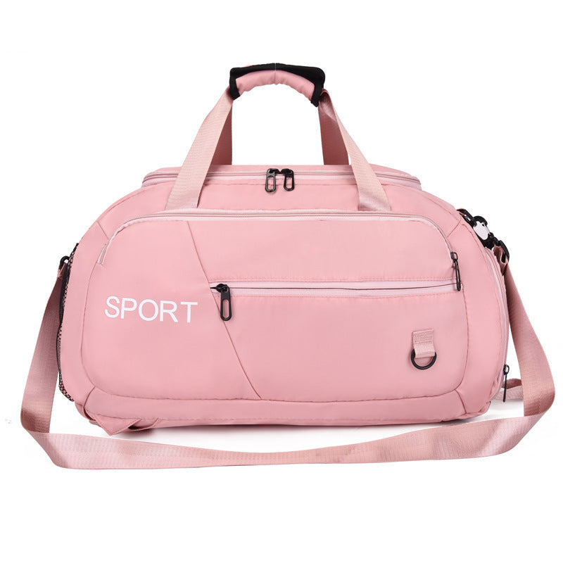 Bolsas de equipaje para mujer, bolso Oxford para hombre, bolso de hombro para gimnasio, mochila deportiva impermeable de viaje con compartimento para zapatos