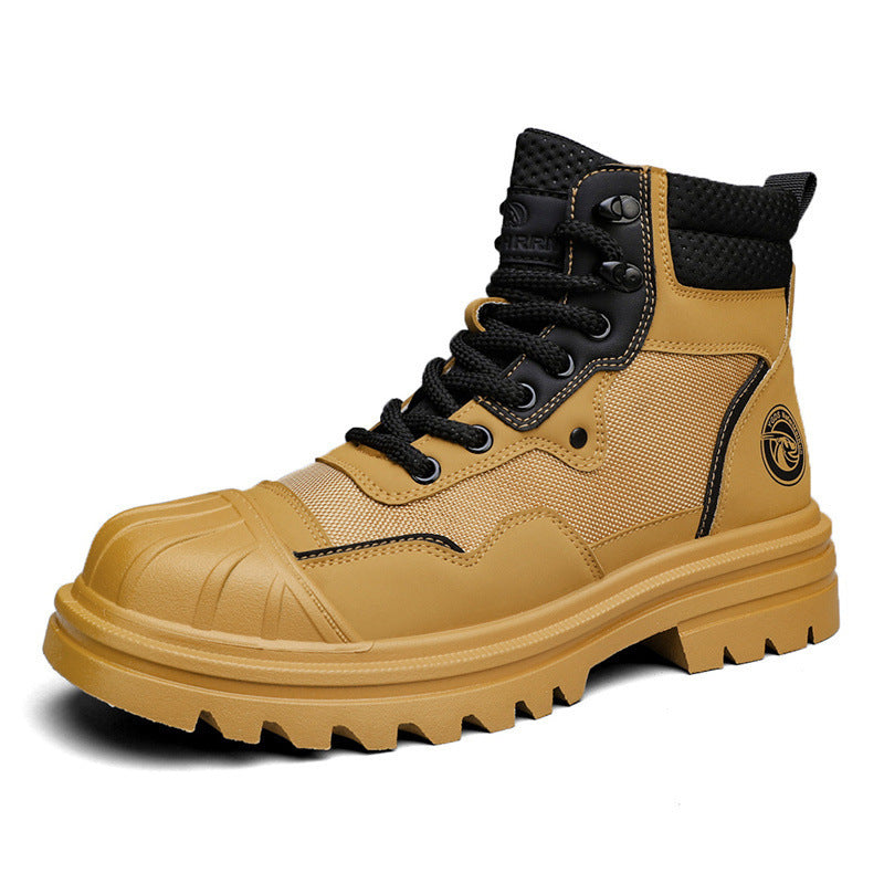 Botas Martin de ruibarbo con puntera alta para hombre