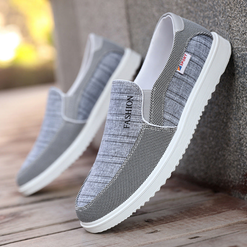 Zapatos casuales para hombre, zapatos de tabla, zapatos de lona transpirables