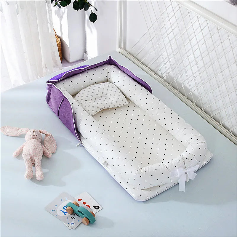 Cama de bebé plegable,