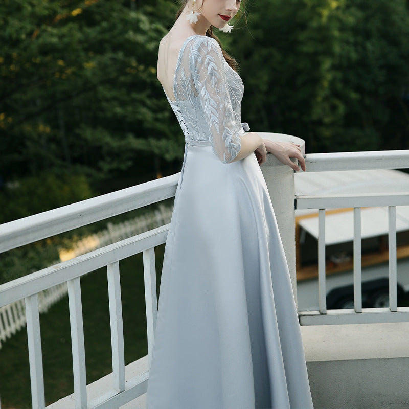 Vestido de noche elegante para banquete de mujer